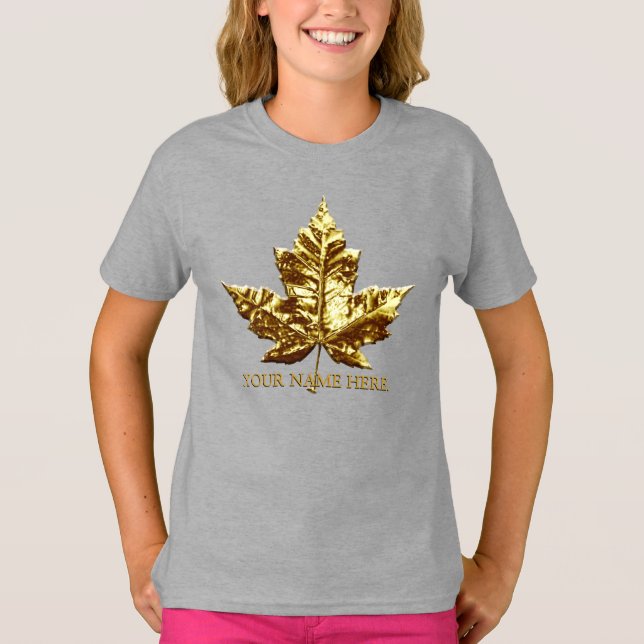 Moça do Canadá, camiseta personalizada Equipe cana (Frente)