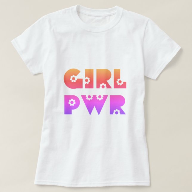 Moça Power T-Shirt (Frente do Design)
