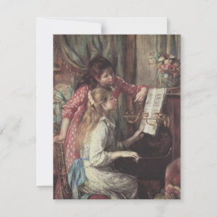 Moças ao Piano por Pierre Renoir