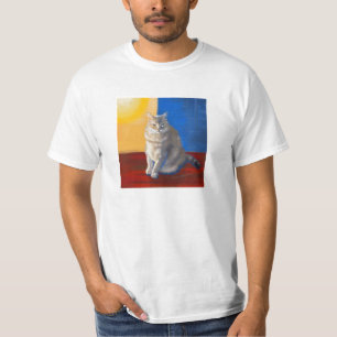 "Mocha o Gato" - Estilo Impressionista T-Shirt