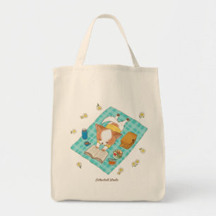 Mochi no Picnic Kawaii Cute Puppy Grocery Bolsa