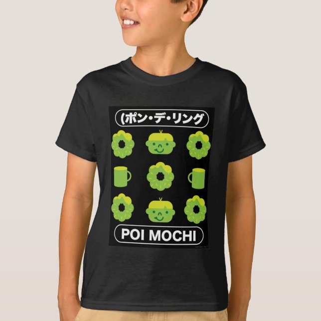 Mochi Rosquinha Poi Mochi E T-Shirt Café (Frente)