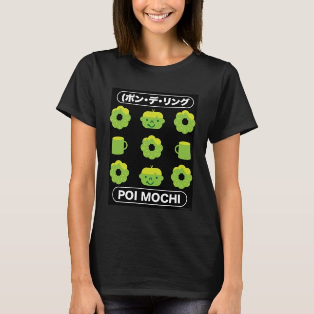 Mochi Rosquinha Poi Mochi E T-Shirt Café (Frente)