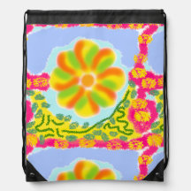 Mochila Colorida de Sequência de Desenho do Festiv