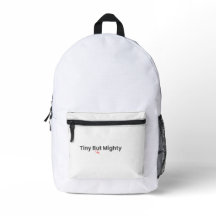Mochila de Crianças Pequenas Mas Fortes e Fofas