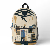 Mochila de Impressão Antiga