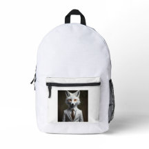 Mochila de Raposa de Prata
