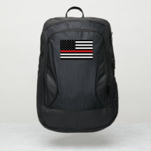 Mochila de Sinalizador Americano da Linha Vermelha