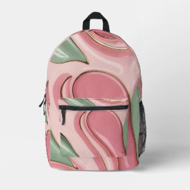 Mochila em gráfico elegante
