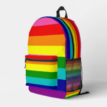 Mochila Escolar Colorida Arco-íris Orgulho LGBTQ