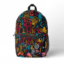 Mochila Escolar Estampa Hippie