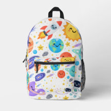 Mochila Escolar Infantil Explorador Espacial Perso