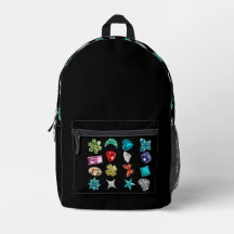 Mochila Escolar Preta Estética Y2K