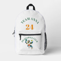 Mochila Kids Retro Pickleball Club - Personalizada