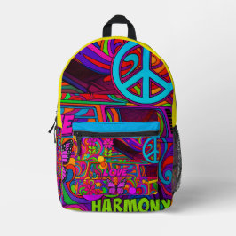 Mochila Peace, Love e Harmony