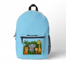 Mochila Personalizada de Animal da Selva – Diversã