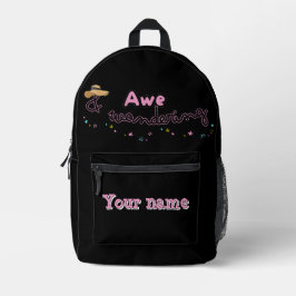 Mochila personalizável admirável