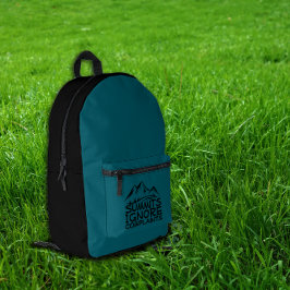 Mochila Preta Azul Teal para Trilha de Montanha Di