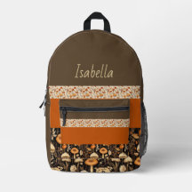 Mochila Verde e Laranja Boho