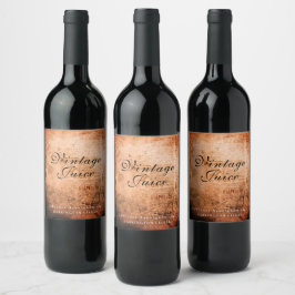 Mockup Vintage - Etiquetas de Vinho Personalizadas