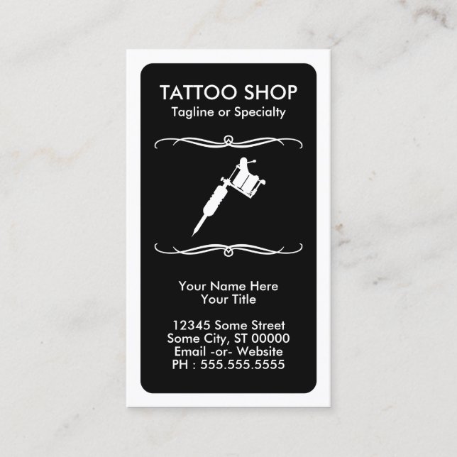 mod CARTÃO DE FIDELIDADE TATTOO (Frente)