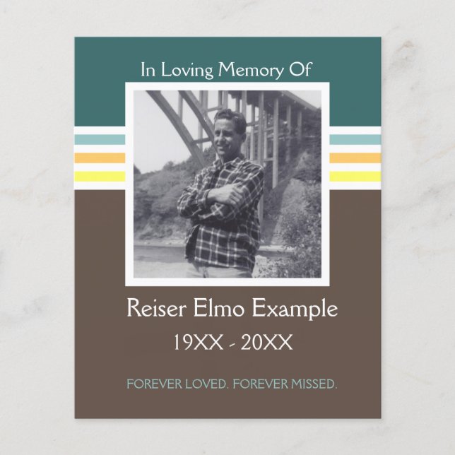 mod memorial card (Frente)