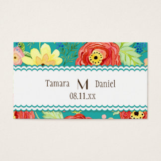 Mod Modern Floral Ranunculus Folheto Rosa