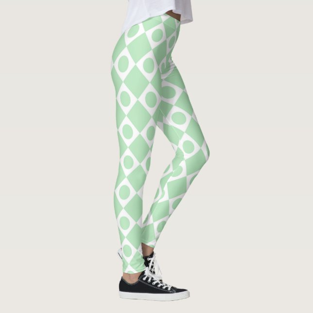 Mod Retro 60s Leggings Cantaloupe (Direita)