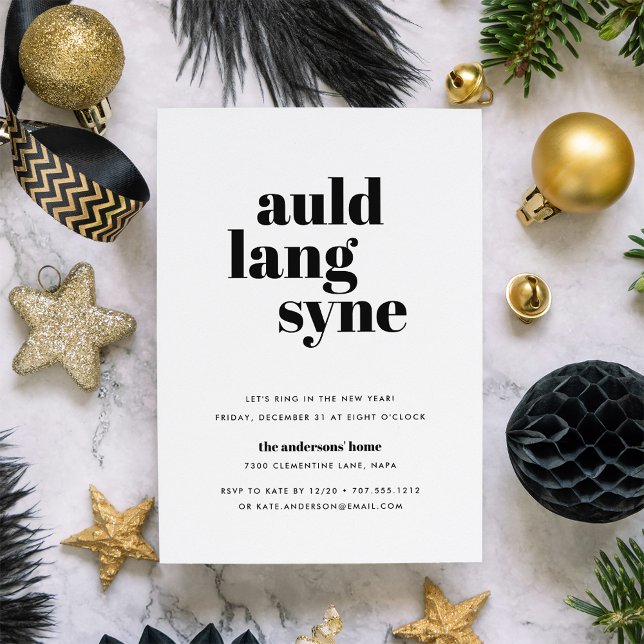 Mod Wish | Convite de festas de Ano Novo (Criador carregado)