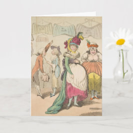 Moda - Cartão de Saudação Dobrado