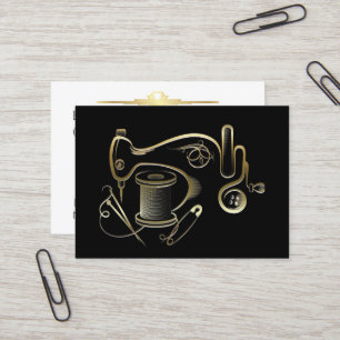 Moda, costura, versão de Cartão de visita de Seams