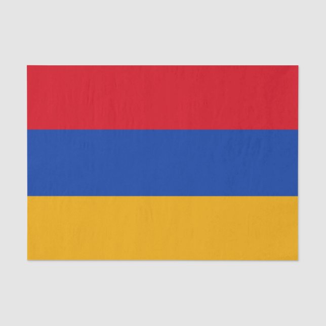 moda da Armênia, papel de seda da bandeira da Armê (Frente )