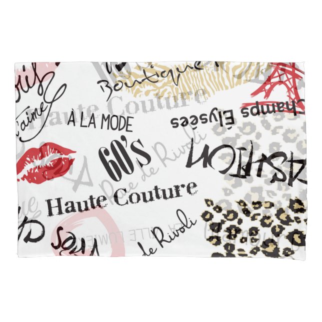 Moda de Paris: padrão de glamour vintage. (Frente)