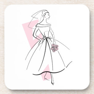 Moda de porta copos rosa cor-de-rosa