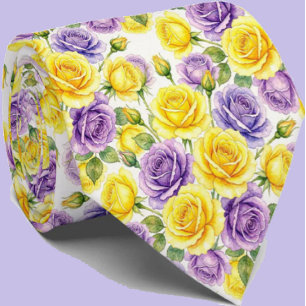 Moda de Primavera Gravata Floral para Casamento