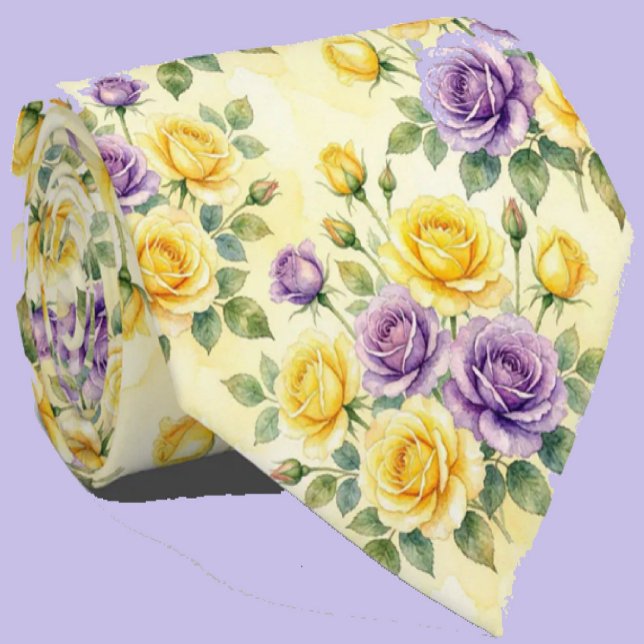 Moda de Primavera | Gravata Floral para Casamento  (Criador carregado)
