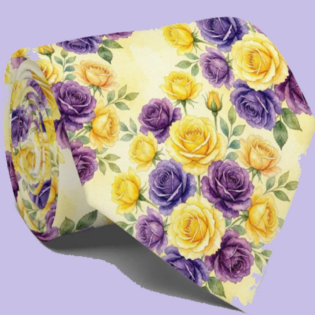 Moda de Primavera | Gravata Floral para Casamento  (Criador carregado)