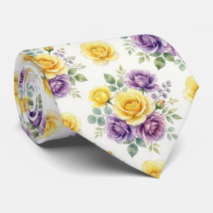 Moda de Primavera   Gravata Floral para Casamento 
