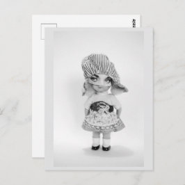 Moda de Reciclagem de Bonecas Antigas Cartão Posta