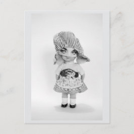 Moda de Reciclagem de Bonecas Antigas Cartão Posta