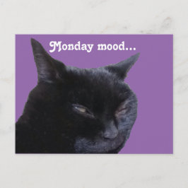 Moda de segunda-feira do cartão postal