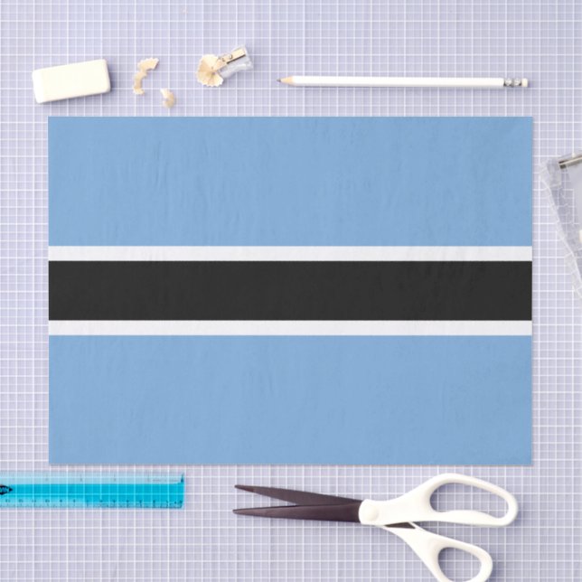 moda do Botsuana, papel de seda da bandeira do Bot (Arte )