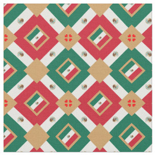 Moda do Tecido de tendências da bandeira mexicana