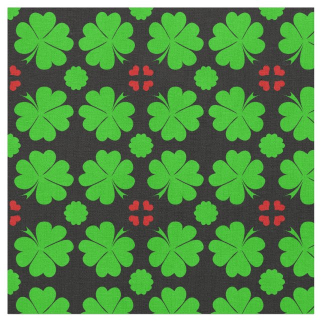Moda do tecido de tendências Shamrock & Lucky Clov (Detalhe)