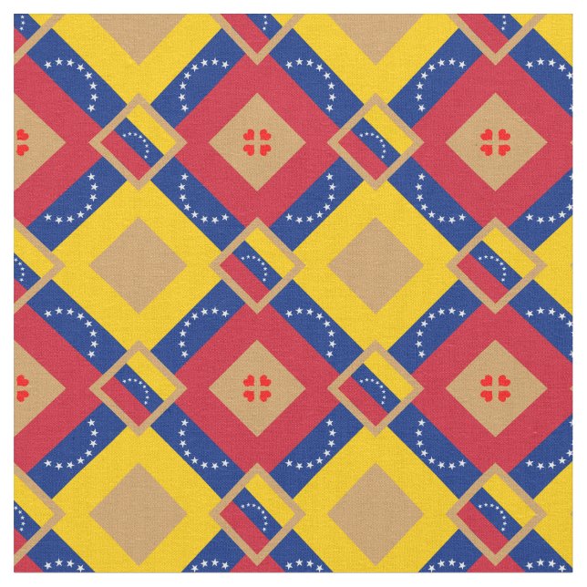 Moda do Tecido de tendências Venezuela Flag & Vene (Detalhe)