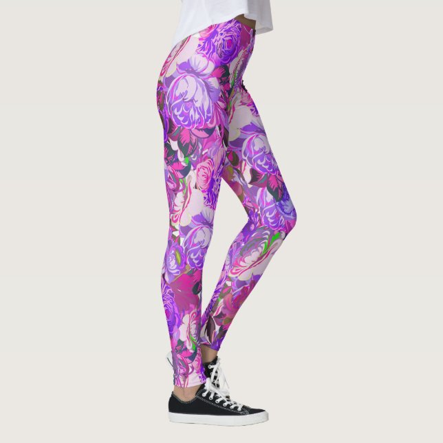 Moda Floral 17 Leggings (Direita)