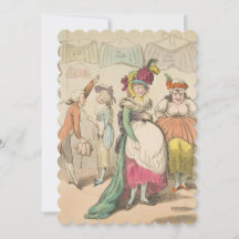 Moda - Formato plano do convite 12,7 cm x 17,8 cm