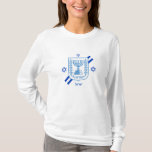 Moda israelense elegante T-Shirt e bandeira israel<br><div class="desc">T-Shirt: Israel Elegante ocupa o topo da moda e a bandeira israelita com texto/nome personalizado hebraico - ama o meu país,  patriotas/fãs desportivos</div>
