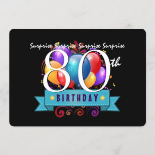 MODELO 80 SURPRISE CONVITE DE ANIVERSÁRIO