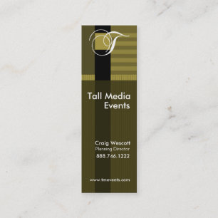 Modelo à moda na moda do cartão de visita das